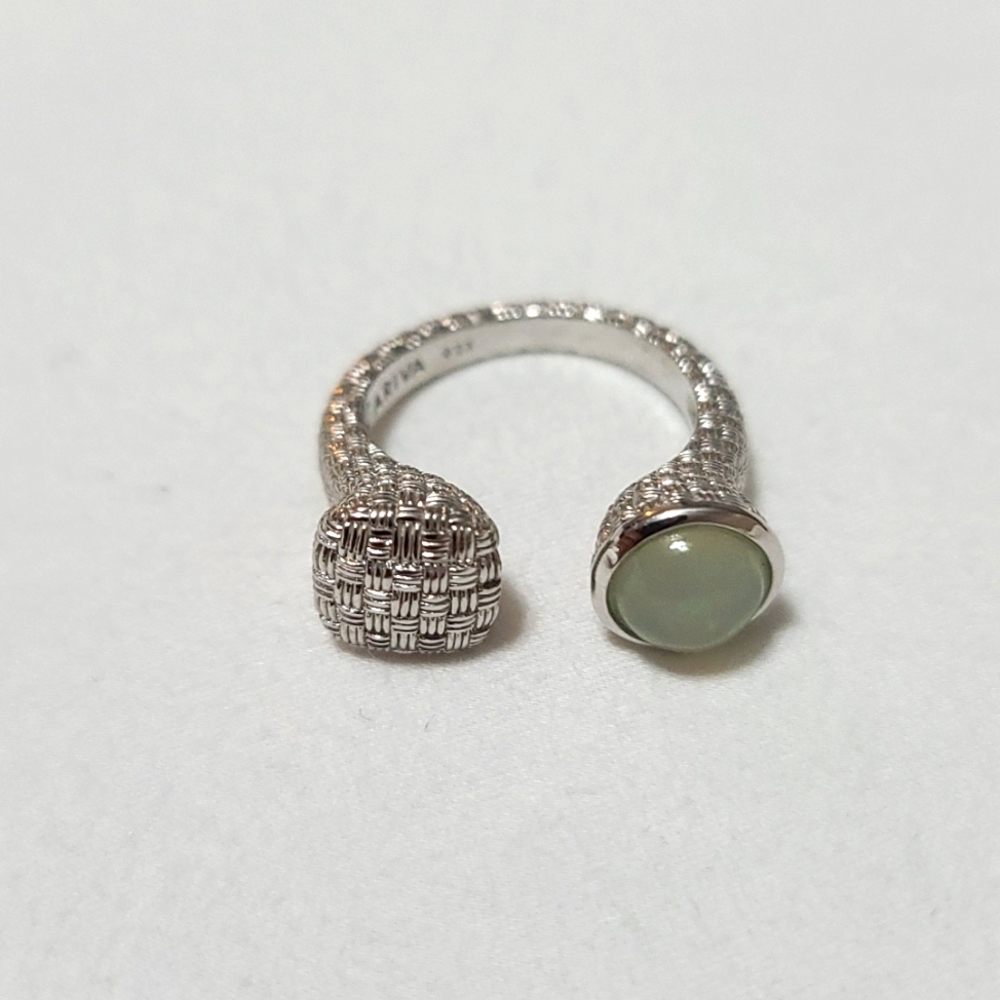 925 Sterling Silver Rhodium Plated ring